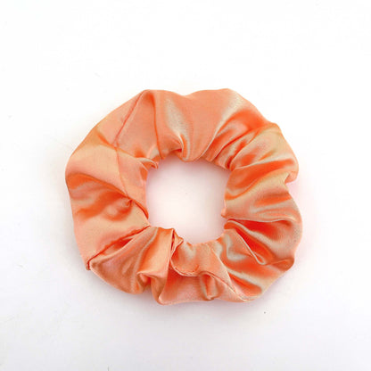 Solid Color Large Intestine Hair Ring Flower Hair Band Hair Accessories Rubber Band For Hair Ties