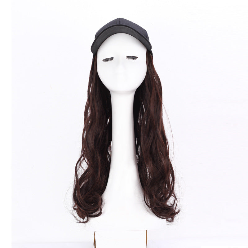 Cap big wave wig