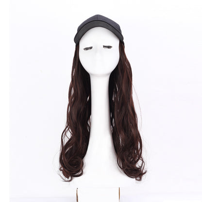 Cap big wave wig