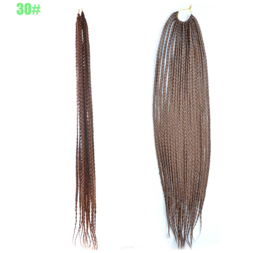 African foreign trade chemical fiber big braid three fine braided wig