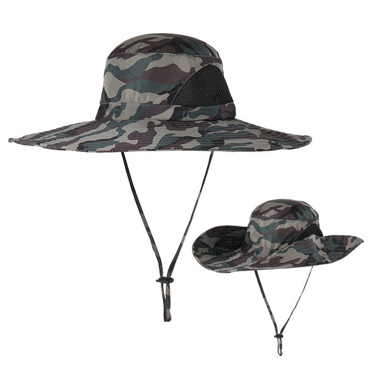 Anti ultraviolet sun hat with big eaves