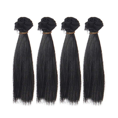 4-piece doll wig