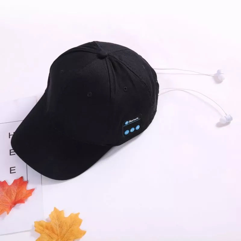 Wireless Headphones Bluetooth Earphone MusicCap Men Women Outdoor Leisure Hands-free Call Baseball Hat For Mobile Phone