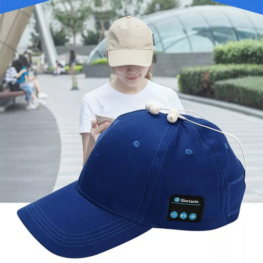 Wireless Headphones Bluetooth Earphone MusicCap Men Women Outdoor Leisure Hands-free Call Baseball Hat For Mobile Phone