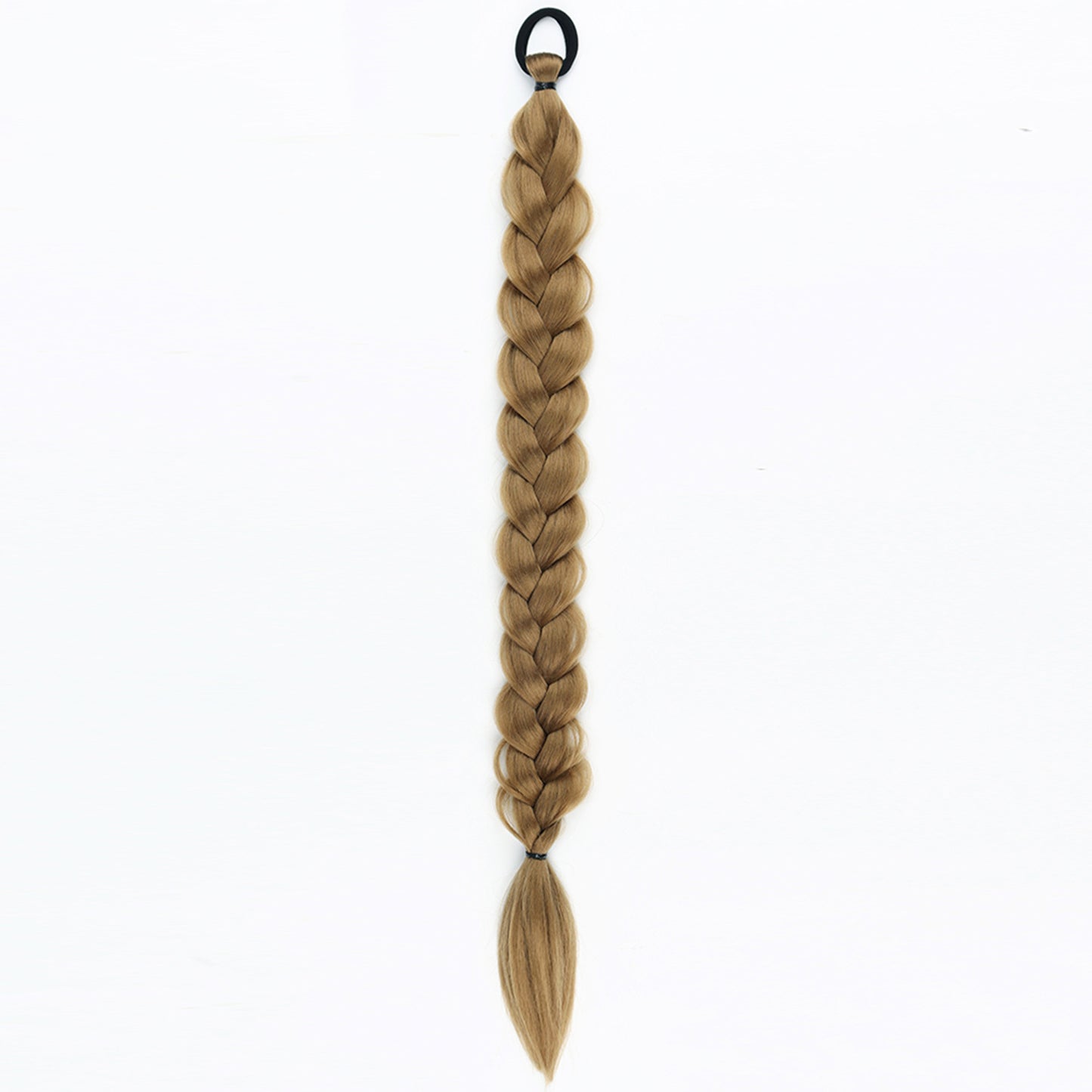 24-inch Women's Braid Hair Ring Horse Tail Strip Rubber Band Horse Tail