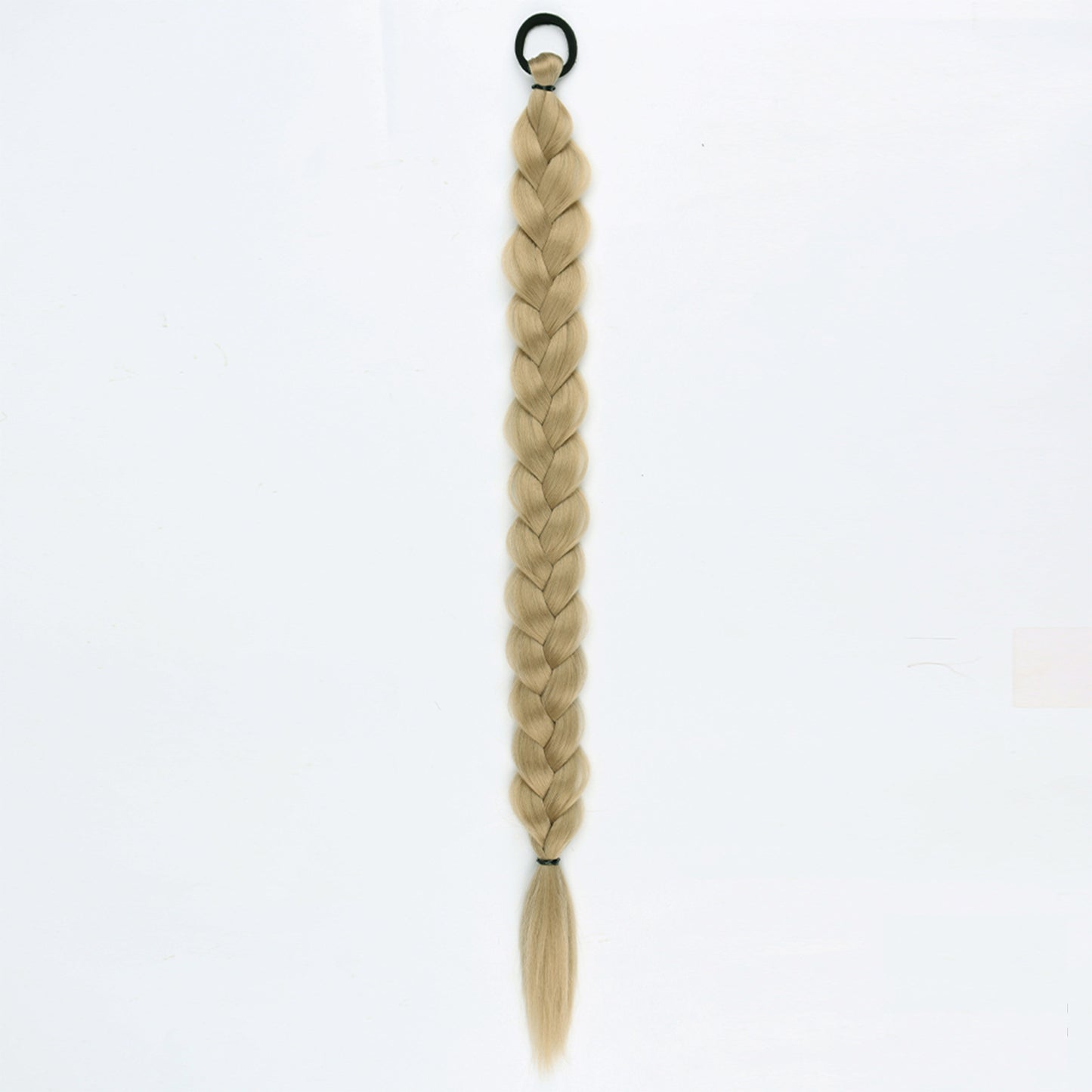 24-inch Women's Braid Hair Ring Horse Tail Strip Rubber Band Horse Tail