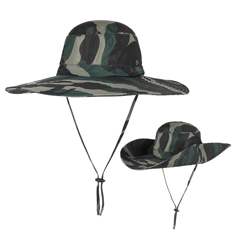 Anti ultraviolet sun hat with big eaves