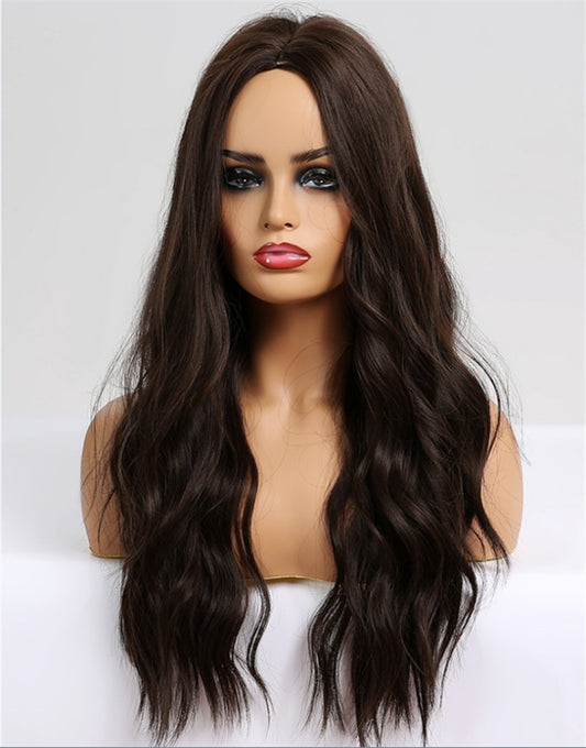 Brown European And American Wig