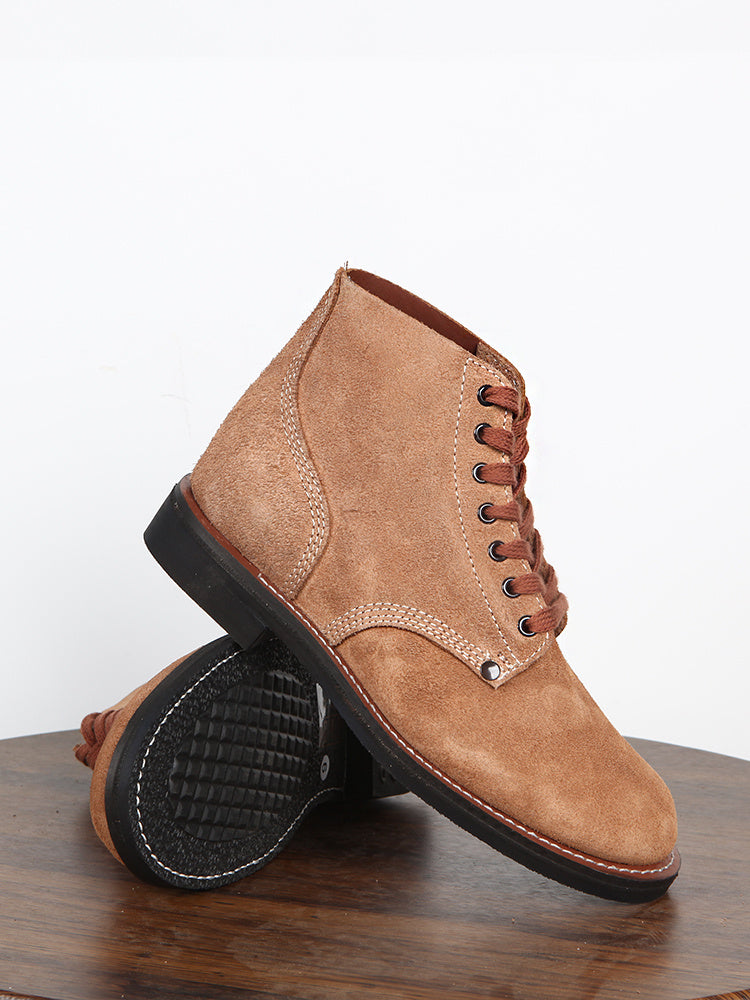 European And American Mid-top Retro Ankle Boots