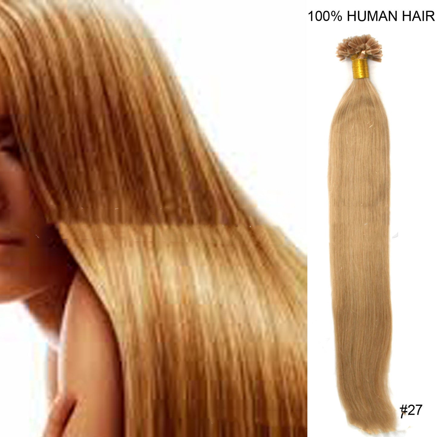 Ladies Real Nails Seamless Hair Extension Human