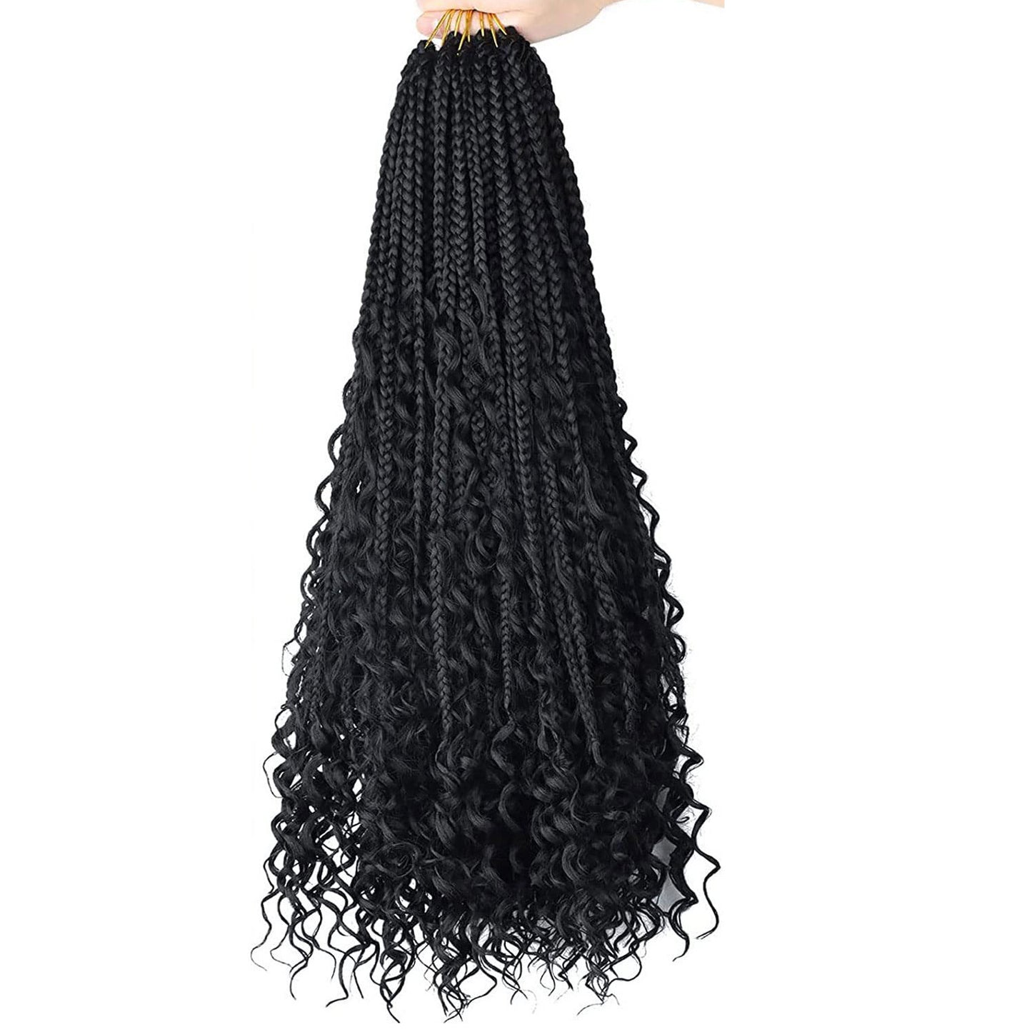 Chemical Fiber Hair Three-strand African Braid Crochet Hair