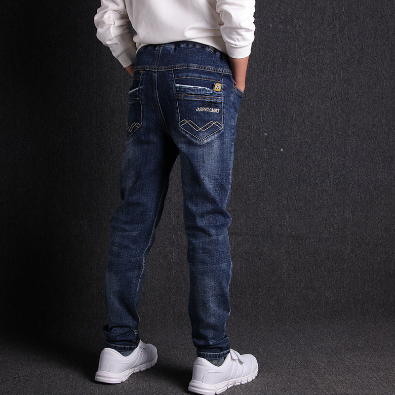 Boys Jeans New Product Micro Stretch Comfortable Black Pants