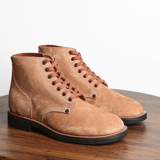 European And American Mid-top Retro Ankle Boots