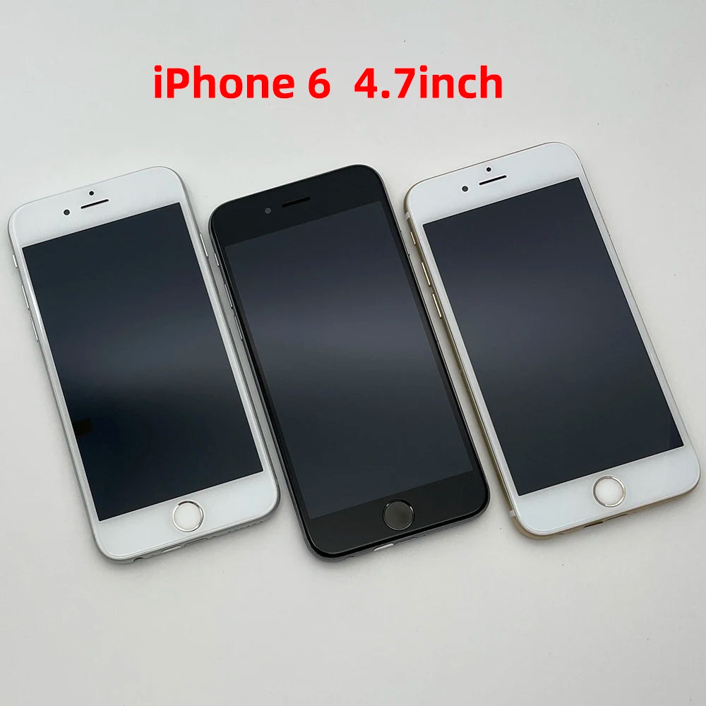 Apple iPhone 6 16GB 64GB 128GB 4.7" Display IOS 3G WCDMA 4G LTE 8MP 1G RAM WIFI Original Unlocked Used Mobile Cell Phone