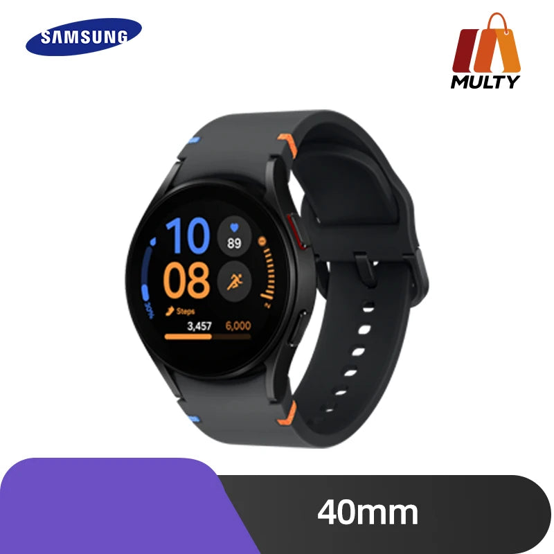 Original Samsung Galaxy Watch FE SM-R861 40mm Smartwatch 1.2'' Super AMOLED Screen 247mAh Battery Bluetooth 5.3 Fitness Tracking