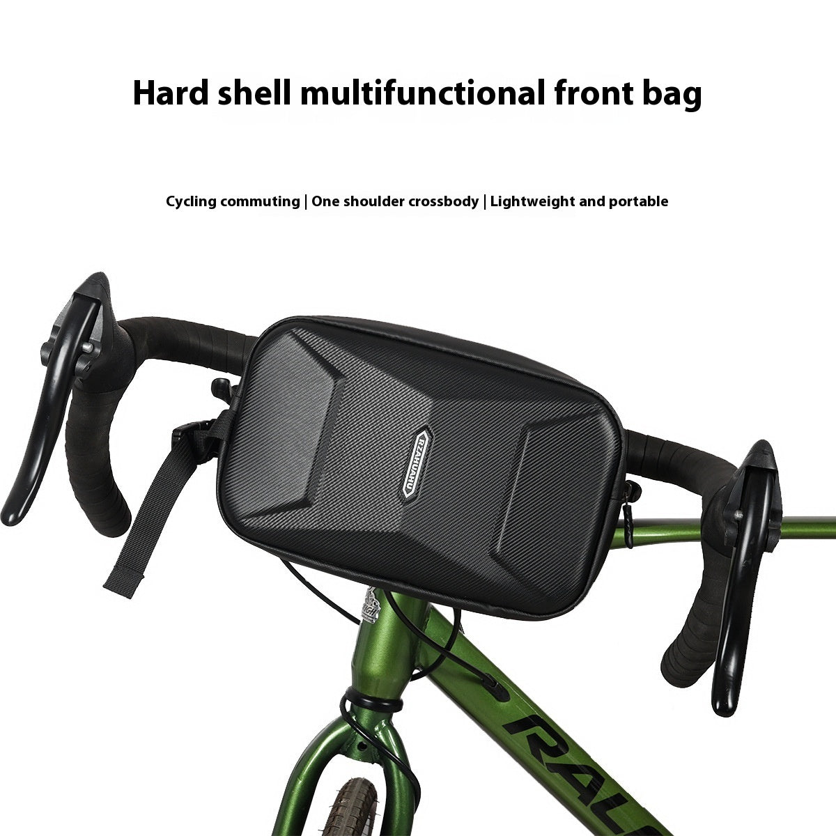 New Bicycle Large Capacity Front Mountain Bike Pannier Bag Hard Shell Crossbody