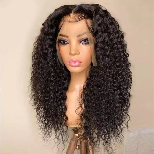 Former Lace Wig European And American Wig Female Long Curly Hair