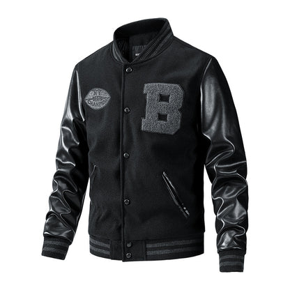 American Baseball Jacket Casual Embroidery Stitching