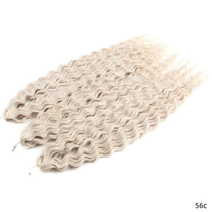 Chemical Fiber Water Ripple Crochet Curls Hair Extensions