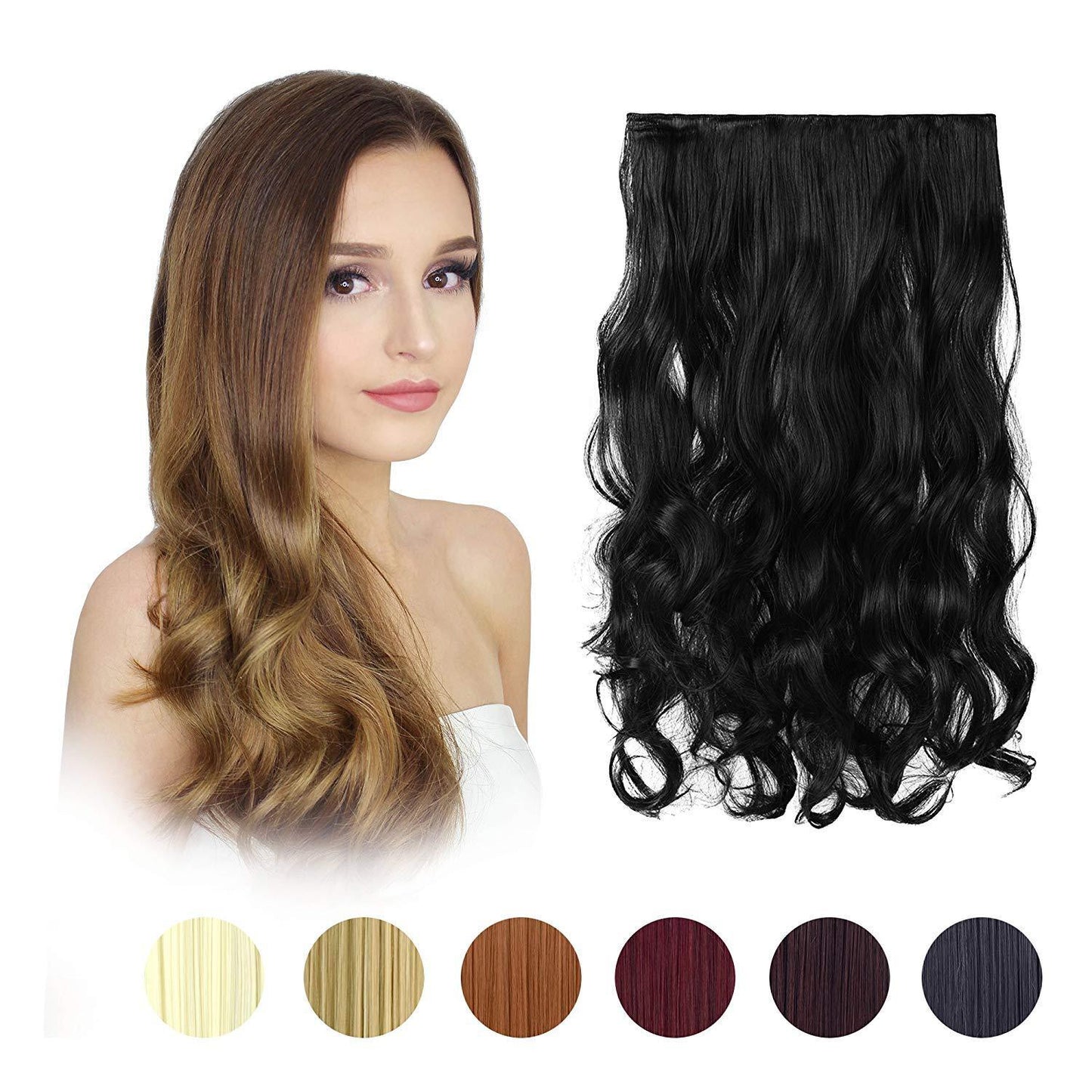 Wig Ladies Hair Extension Piece One Piece