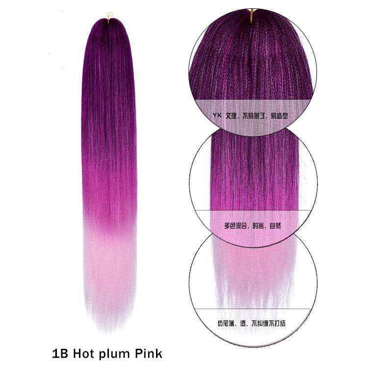 HairXuchang Chemical Fiber Wig Hair Pull Block Big Braid