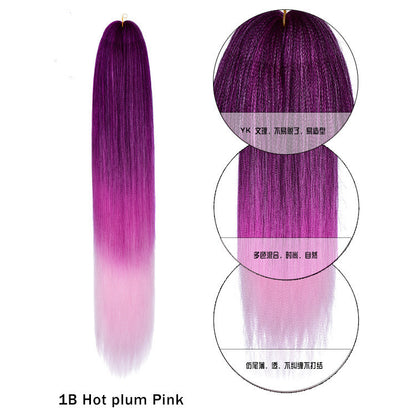 HairXuchang Chemical Fiber Wig Hair Pull Block Big Braid