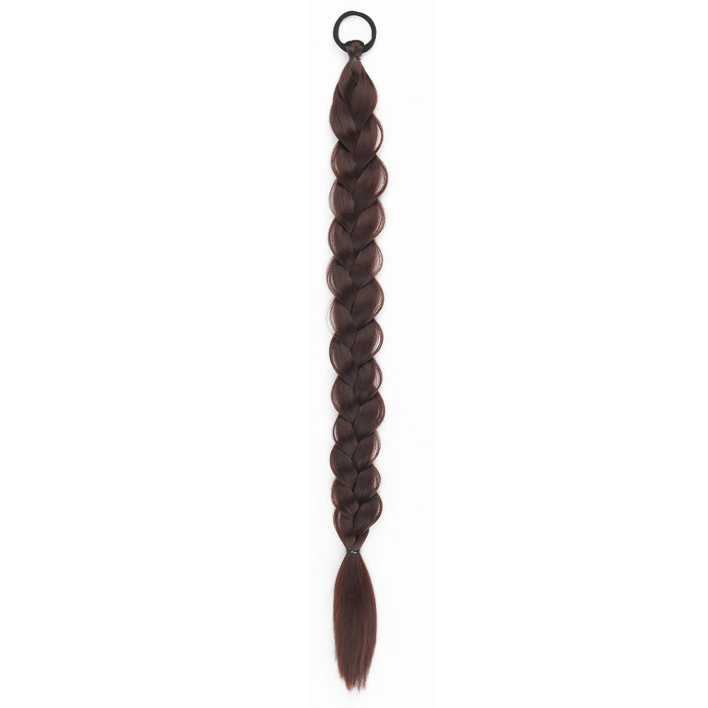 24-inch Women's Braid Hair Ring Horse Tail Strip Rubber Band Horse Tail